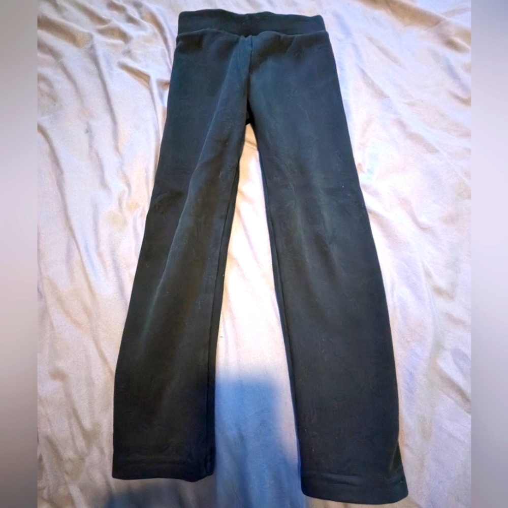 Old Navy black cozy lined leggings size small